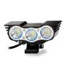 Allextreme EX3OEB1 3 LED Owl Eye Waterproof CREE LED Fog Light with High Beam/Low Beam Function for Bike/Motorcycle and Cars (30W, Black, 1 PC)