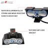 Allextreme EX3OEB1 3 LED Owl Eye Waterproof CREE LED Fog Light with High Beam/Low Beam Function for Bike/Motorcycle and Cars (30W, Black, 1 PC)