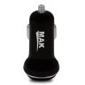 AllExtreme 3.1A Dual USB Port High Speed Travel Smart Car Charger for All Android and iPhone Devices (Black)