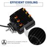 Allextreme EX4ISF2 4 Inch 16 LED Fog Light Square Pod Waterproof Flood Driving Lamp for Car, Off Road Truck, ATV and UTV (48W, White, 2 PCS, 6 Months Warranty)