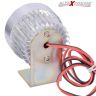 Allextreme EX6RFL2 Universal 6 LED Round Fog Auxiliary Light with 7/8 Inch Handlebar Switch and Metal Stand for Bike, Motorcycle and Cars (18W, White Light, 2 PCS)
