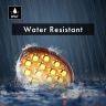 AllExtreme EX14RY1 14 LED Round Fog Light 4 Inches Waterproof Off Road Driving Lamp for Car and Motorcycle (42W, Yellow Light, 1 PC)