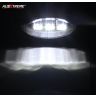 Allextreme EXM202W 3 LED Round Fog Light 4 Inches Waterproof Driving Spot Lamp with Mounting Bracket for Car and Motorcycle (30W, White Light, 1 PC)