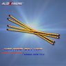Allextreme EXRGBNL 4X 60CM RGB LED Car Net DRL Flow Flashing Dynamic Streamer Turn Signal Warning Emergency Strip (12V, 4 Pcs)