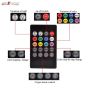 AllExtreme EX9LRC4 9 LED Multicolour Music Car Interior Under Dash Strip Lighting Kit with Sound Active Function, Car Charger and Wireless IR Remote (6W)