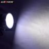 Allextreme EX12FZ1 12 LED Round Fog Light Off-Road Driving Spot Lamp Headlight for Motorcycle SUV Jeep Car Truck (24W, White Light, 1 PC)