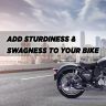AllExtreme EX129 Indori Model Exhaust Silencer Compatible for BS3 and BS4 Model Royal Enfield Bullet 350cc and 500cc (Chrome)