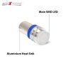 Allextreme EXBA9SB4 BA9S LED Parking Light Super Bright Ceramic Car Interior License Plate Wedge Dome Trunk Dashboard Bulb for Car Bike and Motorcycle (3W, Blue, 2 PCS)