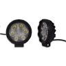 Allextreme EXR2FL 6 LED Fog Light for Motorcycle Car ATV Jeep 4x4 Tractor Off Road Waterproof Dustproof Shockproof 3 inches Lamp with Mounting Stand (18W, Pack of 2)