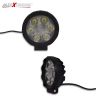 Allextreme EXR2FL 6 LED Fog Light for Motorcycle Car ATV Jeep 4x4 Tractor Off Road Waterproof Dustproof Shockproof 3 inches Lamp with Mounting Stand (18W, Pack of 2)