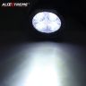Allextreme EX4F3I1 4 LED Round Fog Light Waterproof 3 inches Lamp with Mounting Stand for Motorcycle and Cars (12W, White Light, 1 PC)