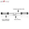 AllExtreme EXBCLG1 Stainless Steel Single Rod Leg Guard Heavy Duty Front Bike Safety Crash Bar Compatible for BS3 and BS4 Model Royal Enfield Bullet 350cc and 500cc