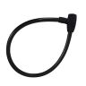 AllExtreme EXBHCL1 Heavy Duty Stainless Steel Helmet Lock Anti-Theft Luggage Secure Chain Lock Device with 2 Keys (Black)