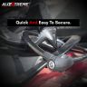 AllExtreme EXBHCL1 Heavy Duty Stainless Steel Helmet Lock Anti-Theft Luggage Secure Chain Lock Device with 2 Keys (Black)