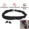 AllExtreme EXBHCL1 Heavy Duty Stainless Steel Helmet Lock Anti-Theft Luggage Secure Chain Lock Device with 2 Keys (Black)