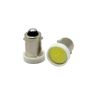 Allextreme EXBA9SW6 BA9S LED Parking Light Super Bright 5 SMD Car Interior License Plate Wedge Dome Trunk Dashboard Bulb for Car Bike and Motorcycle (1W, White, 2 PCS)