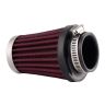 AllExtreme EXAFIR1 Extended Air Filter Engine Replacement Inlet Rubber Intake Induction Kit for All Motorcycle and Bikes (50mm, Universal)