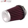 AllExtreme EXAFIR1 Extended Air Filter Engine Replacement Inlet Rubber Intake Induction Kit for All Motorcycle and Bikes (50mm, Universal)