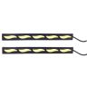 AllExtreme EXDLRY1 Universal Daytime Running Light Waterproof Working Lights Flexible LED DRL Driving Lamp for All Bikes and Cars (Yellow)