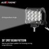 Allextreme EX12FW1 12 LED Fog Light Spot Beam Waterproof Off Road Driving Lamp for Motorcycle and Cars (36W, White Light, 1 PC)