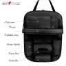 Allextreme EXFTCOB1 Universal PU Leather Auto Car Seat Back Organizer with Foldable Dining Table Tray, Multipocket Storage Tablet, Bottle and Tissue Paper Holder (Black)