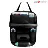 Allextreme EXFTCOB1 Universal PU Leather Auto Car Seat Back Organizer with Foldable Dining Table Tray, Multipocket Storage Tablet, Bottle and Tissue Paper Holder (Black)