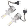 AllExtreme EXC6H4W 36W H4 LED Headlight 3800LM Driving Headlamp Conversion Kit 6000K High/Low Bright Beam Chip IP67 Fog Light for SUVs Trucks Sedans Motorcycles (White, 2Pcs)
