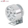 Allextreme EXG9FGW 9 LED Round Fog Light Spot Beam Waterproof Heavy Duty Work Light for Motorcycle Jeep Off Road Cars Truck Boat (9W, White Light, 2 PCS)