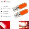 Allextreme EXT10CR Universal T10 LED Parking Light 5630 CMD Super Bright Interior Pilot License Plate Dome Indicator Lamp Bulb for Car Bike and Motorcycle (4W, Red, 2 PCS)