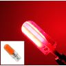 Allextreme EXT10CR Universal T10 LED Parking Light 5630 CMD Super Bright Interior Pilot License Plate Dome Indicator Lamp Bulb for Car Bike and Motorcycle (4W, Red, 2 PCS)