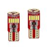 Allextreme EXT15CW Universal T10 LED Parking Light 5630 CMD Super Bright Interior Pilot License Plate Dome Indicator Lamp Bulb for Car Bike and Motorcycle (3W, White, 2 PCS)