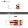 Allextreme EXT15CW Universal T10 LED Parking Light 5630 CMD Super Bright Interior Pilot License Plate Dome Indicator Lamp Bulb for Car Bike and Motorcycle (3W, White, 2 PCS)