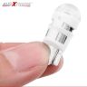 Allextreme EXTSBSW Universal T10 LED Parking Light 5630 CMD Super Bright Interior Pilot License Plate Dome Indicator Lamp Bulb for Car Bike and Motorcycle (3W, White, 2 PCS)