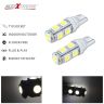 Allextreme EXT10CW3 Universal T10 LED Parking Light 9 SMD Super Bright Interior Pilot License Plate Dome Indicator Lamp Bulb for Car Bike and Motorcycle (3W, White, 2 PCS)
