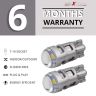 Allextreme EXTSBCW Universal T10 LED Parking Light 5630 CMD Super Bright Interior Pilot License Plate Dome Indicator Lamp Bulb for Car Bike and Motorcycle (3W, Silver, 2 PCS)