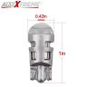 Allextreme EXTSBCW Universal T10 LED Parking Light 5630 CMD Super Bright Interior Pilot License Plate Dome Indicator Lamp Bulb for Car Bike and Motorcycle (3W, Silver, 2 PCS)
