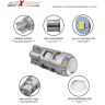 Allextreme EXTSBCW Universal T10 LED Parking Light 5630 CMD Super Bright Interior Pilot License Plate Dome Indicator Lamp Bulb for Car Bike and Motorcycle (3W, Silver, 2 PCS)