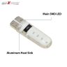 Allextreme EXT10SW Universal T10 LED Parking Light 6 SMD Super Bright Interior Pilot License Plate Dome Indicator Lamp Bulb for Car Bike and Motorcycle (2W, White, 2 PCS)