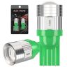 Allextreme EXT103G Universal T10 LED Parking Light 5 SMD Super Bright Interior Pilot License Plate Dome Indicator Lamp Bulb for Car Bike and Motorcycle (3W, Green, 2 PCS)