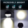 Allextreme EX9FWW2 Imported 9 LED Fog Light Spot Beam Waterproof Heavy Duty Pod Driving Work Lamp for Motorcycle Bike Car and SUV (15W, White Light, 2 PCS)