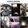 Allextreme EX9FWW2 Imported 9 LED Fog Light Spot Beam Waterproof Heavy Duty Pod Driving Work Lamp for Motorcycle Bike Car and SUV (15W, White Light, 2 PCS)