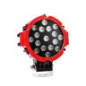 Allextreme EX7M2R1 7 Inch Round Led Fog Light Universal 17 LED Off Road Driving Roof Lamp for Jeep Bikes and Cars (51W, White Light, 1 PC)