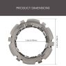 AllExtreme EXSCBR1 Heavy Duty Durable Self Bearing Compatible with Bullet Standard Electra Classic 350cc & 500cc Model
