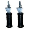 ALLEXTREME TBRE-770 Left Right Racing Foot Rest for Bullet Classic Electra and Standard 350cc and 500cc Motorcycles (Black)