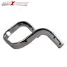 AllExtreme EXC3081 Heavy Metal Cushion Backrest Passenger Rear Seat Rest Support with Carrier Compatible for BS3 and BS4 Model Bullet 350cc and 500cce (Chrome)
