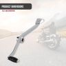 Allextreme Gear Pedal Lever Bike Accessory Heel Toe Gear Shifter Arms Durable Strength Lightweight for Motorcycle (Silver)