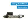 AllExtreme EXRSAB1 Rear Shocker Suspension Spring Adjustable Bike Shock Absorber for Bullet Motorcycle (Silver, 2 Pcs)
