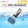 Allextreme Car LED Headlight 35 Watt 3500LM Super Bright H4 Led Conversion Kit Car High/Low Beam Bulb Driving Headlamp Fog Light Chips for SUVs Trucks Sedans Motorcycle