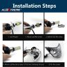 Allextreme Car LED Headlight 35 Watt 3500LM Super Bright H4 Led Conversion Kit Car High/Low Beam Bulb Driving Headlamp Fog Light Chips for SUVs Trucks Sedans Motorcycle