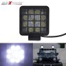 Allextreme EX9LGF2 4 Inch Square Flood Beam 9 LED Fog Light with Mounting Bracket for Car and Motorcycle (27W, White Light, 2 PCS)